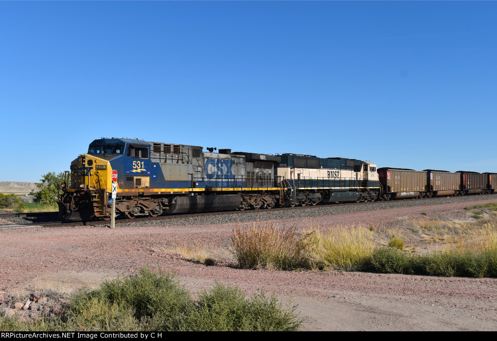 CSX 531/BNSF 9791